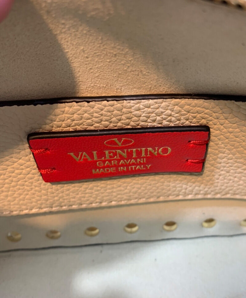 Valentino Small Rockstud Grainy Calfskin Crossbody Bag